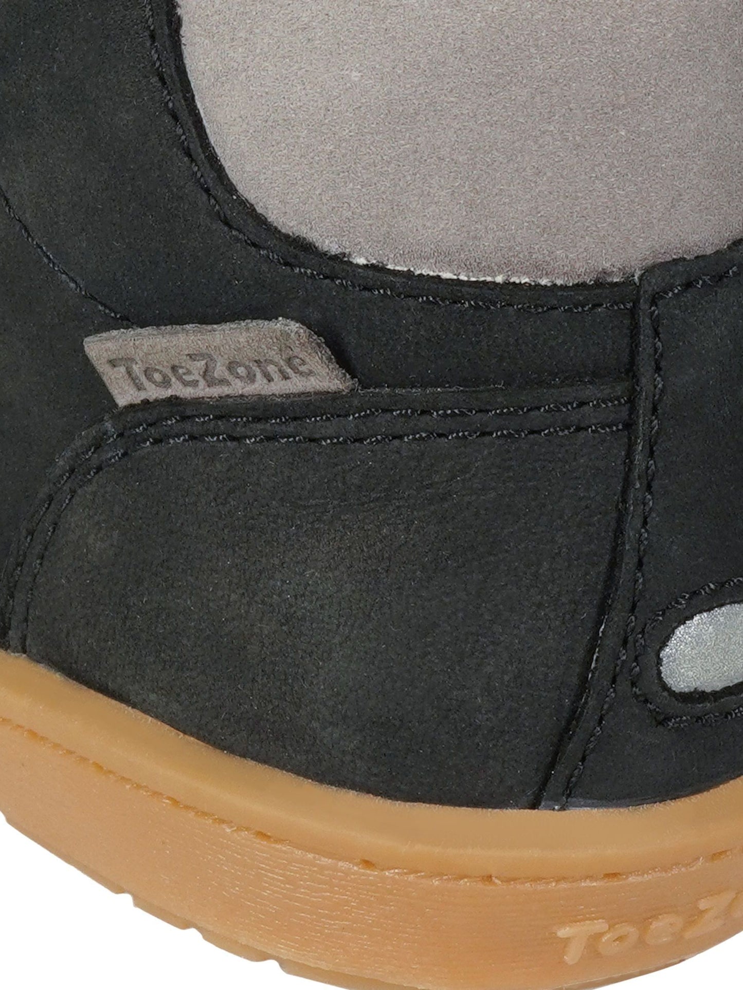 Toezone Black Grayson Nubuck Leather Rip Tape Boots image 5