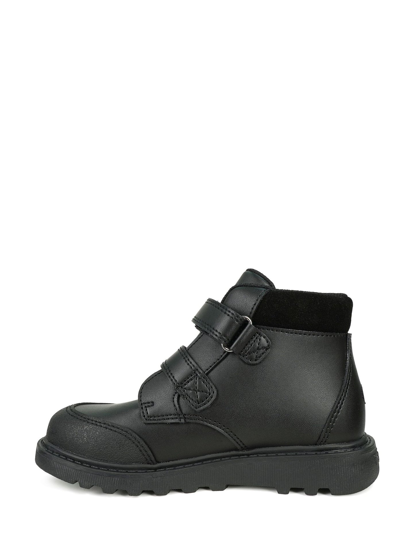 Toezone Black Levi Rip Tape Ankle Boots With Toe Bumper image 6