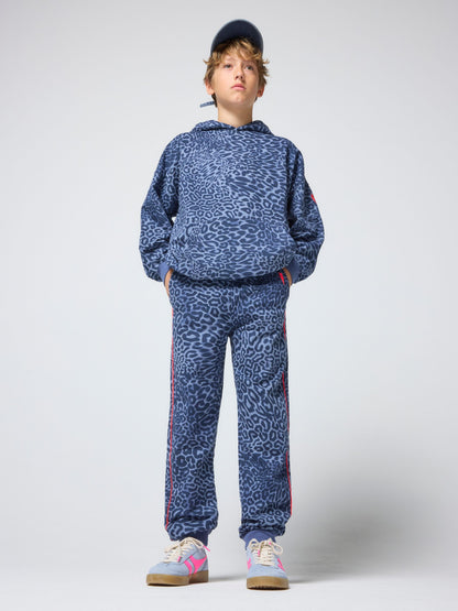 Dsiney Kidz - SCAMP & DUDE Blue Kids Leopard Ray Bolt Hoodie image 1