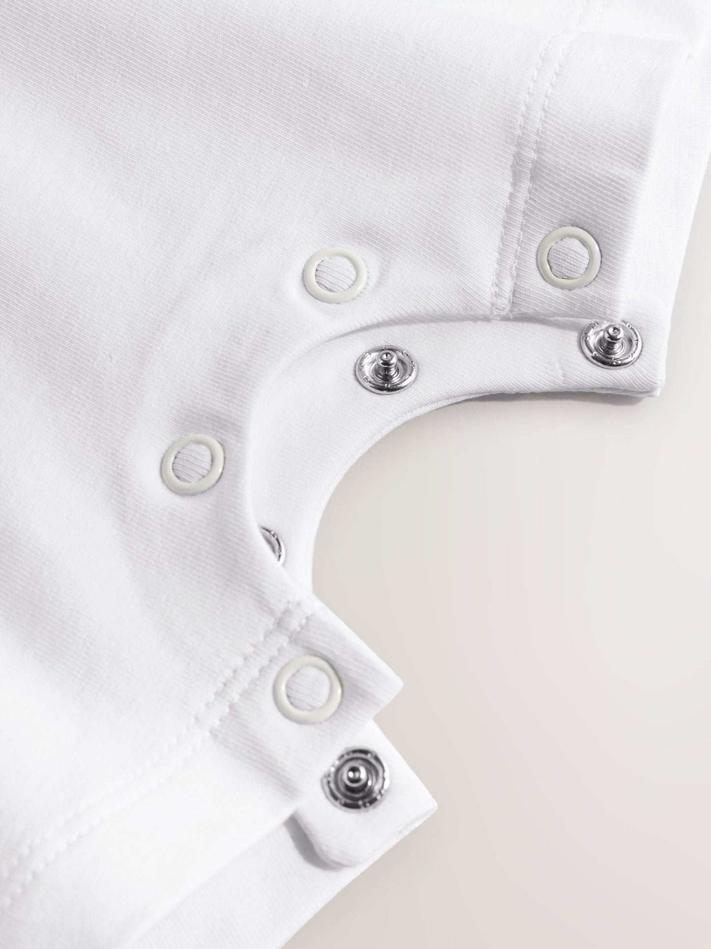 White/Black Band Baby Romper image 6