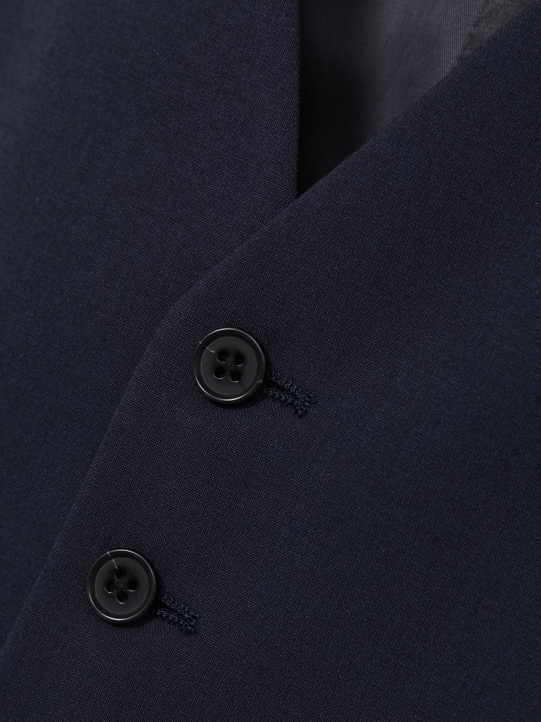 Reiss Navy Hope 9-13 yrs Wool Blend Waistcoat image 4