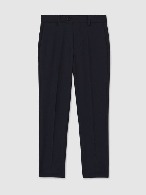 Reiss Navy Hope 9-13 yrs Wool-Blend Suit Trousers image 1