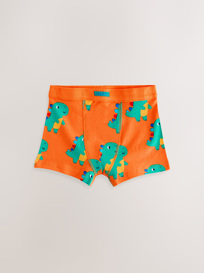 Dsiney Kidz - Multi Dinosaur Soft Waistband Trunks 7 Pack (1.5-10yrs) image 2