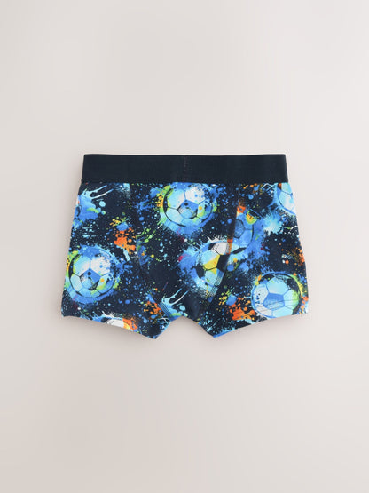 Dsiney Kidz - Blue Football Print Boxers 5 Pack (2-16yrs) image 7