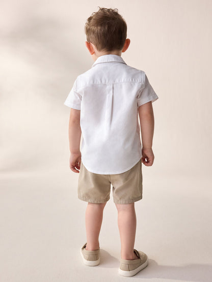 Dsiney Kidz - White Character Short Sleeve Oxford Shirt (3mths-7yrs) image 3