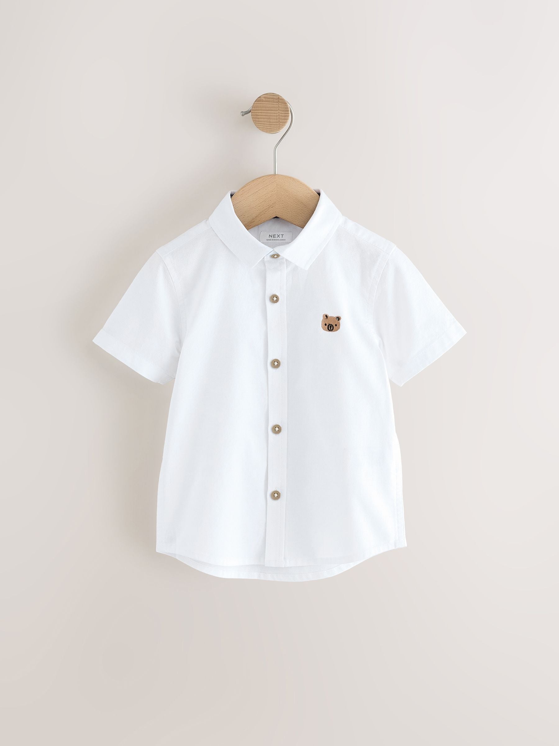 Dsiney Kidz - White Character Short Sleeve Oxford Shirt (3mths-7yrs) image 5