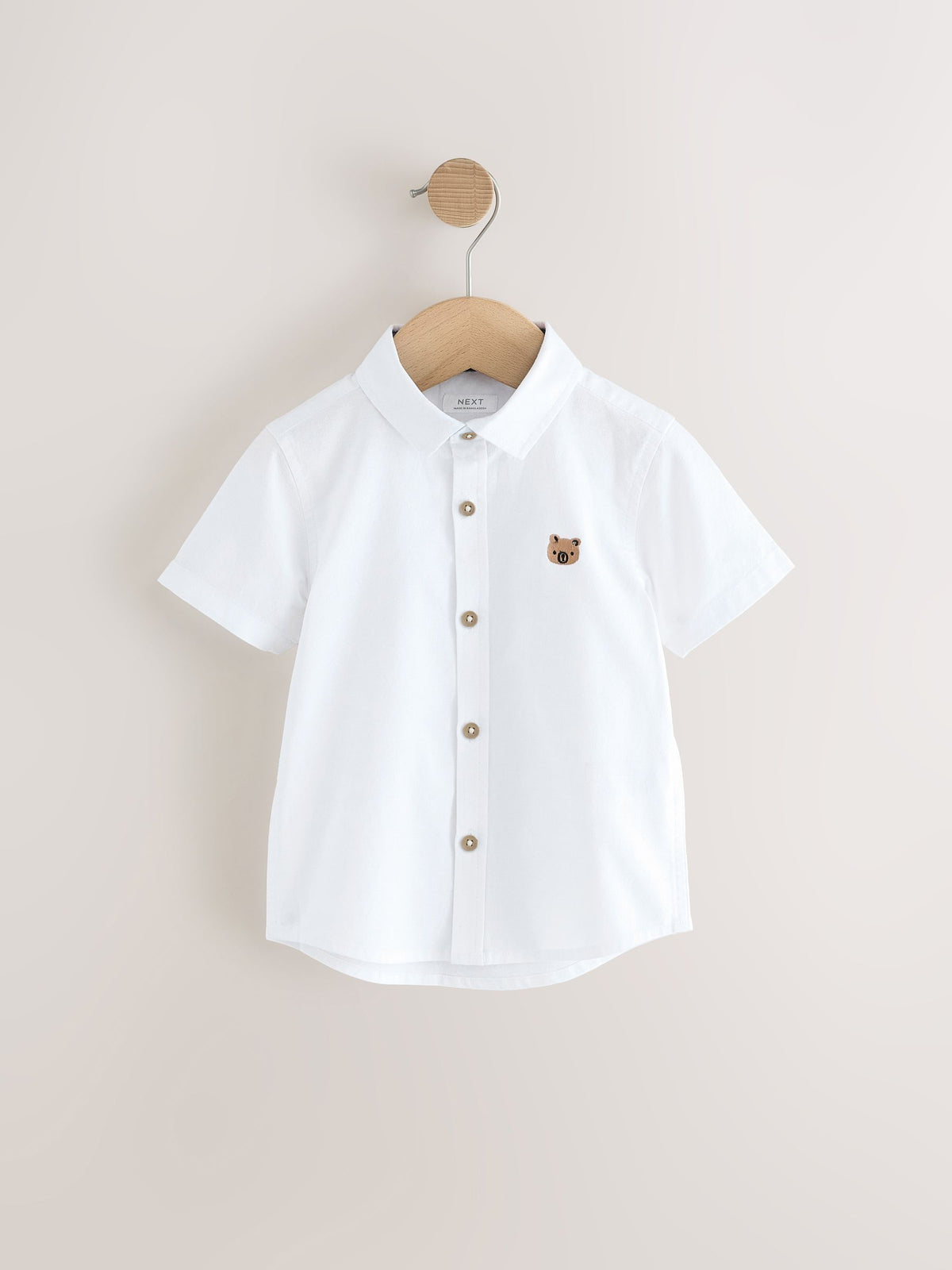 Dsiney Kidz - White Character Short Sleeve Oxford Shirt (3mths-7yrs) image 5