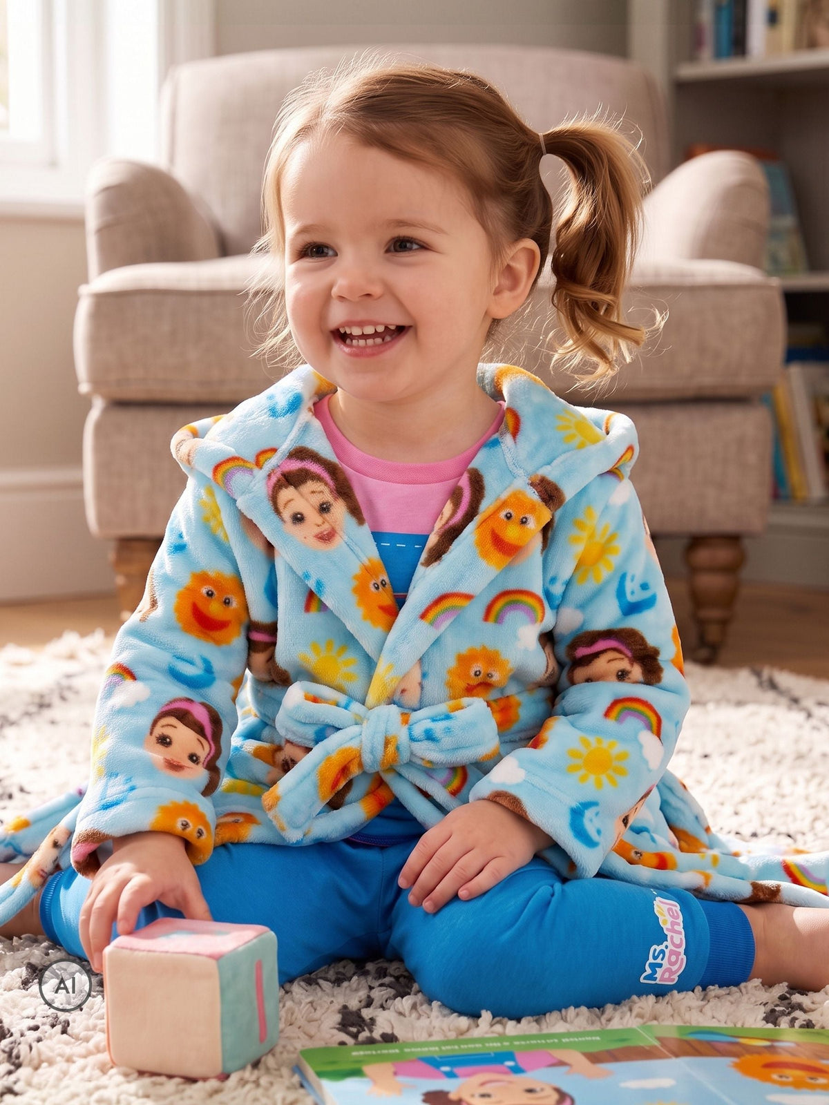 Character Blue Ms Rachel Dressing Gown - image 8