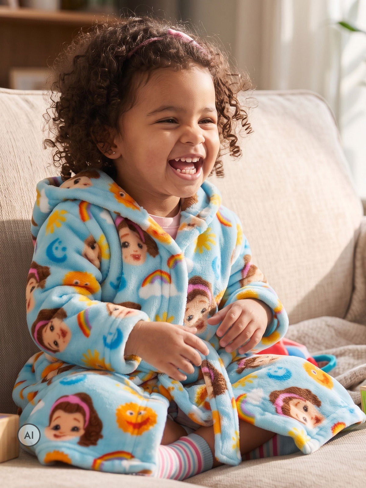 Character Blue Ms Rachel Dressing Gown - image 9