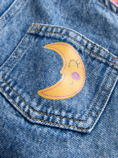 Denim Cosmic Dungarees Set (3mths-7yrs)