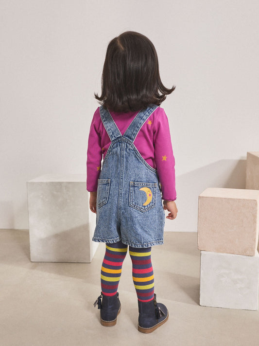 Denim Cosmic Dungarees Set (3mths-7yrs) image 3