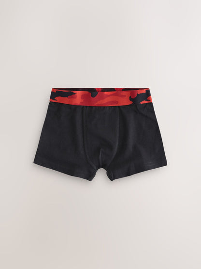 Dsiney Kidz - Black with Camo Waistband Boxers 5 Pack (3-16yrs) image 2