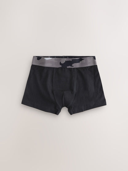 Dsiney Kidz - Black with Camo Waistband Boxers 5 Pack (3-16yrs) image 5