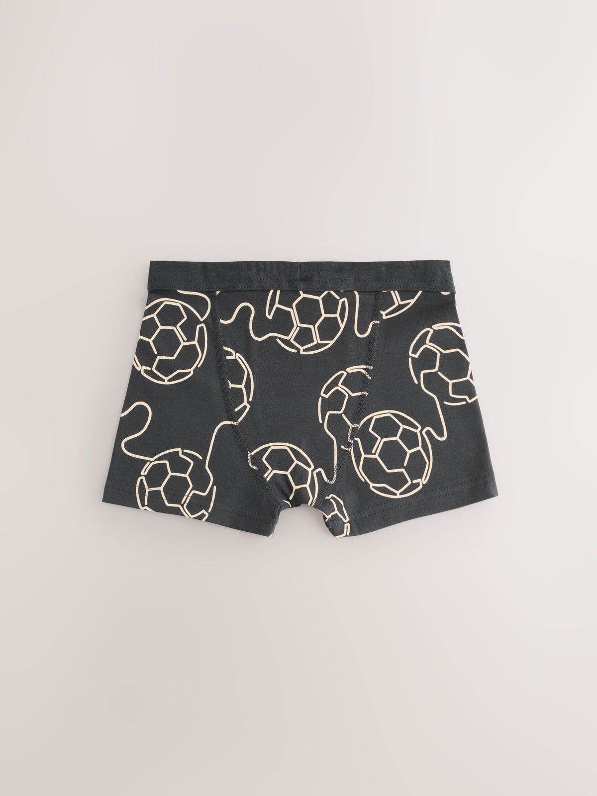 Dsiney Kidz - Green/Black Football Soft Waistband Trunks 5 Pack (1.5-16yrs) image 3