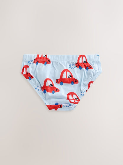 Dsiney Kidz - Multi Car Print Cotton Briefs 7 Pack (1.5-10yrs) image 2