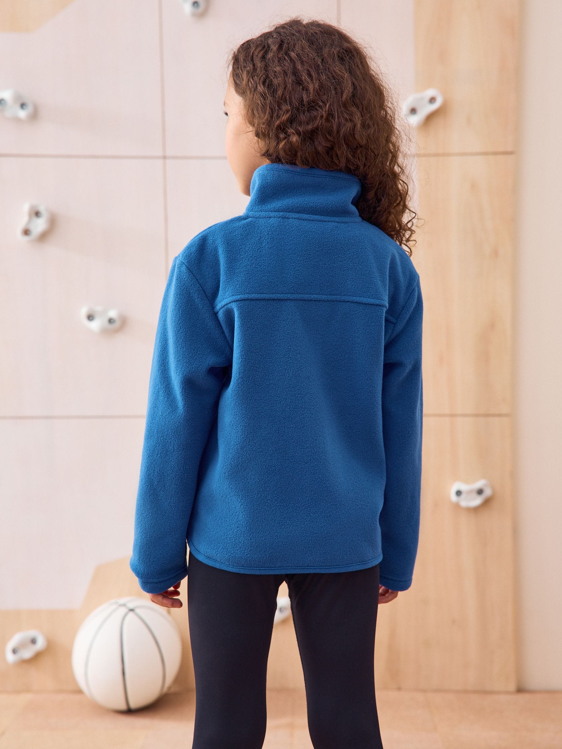 Dsiney Kidz - Blue Zip-Up Fleece Jacket With Pockets (3-16yrs) image 2