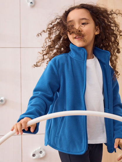 Dsiney Kidz - Blue Zip-Up Fleece Jacket With Pockets (3-16yrs) image 3
