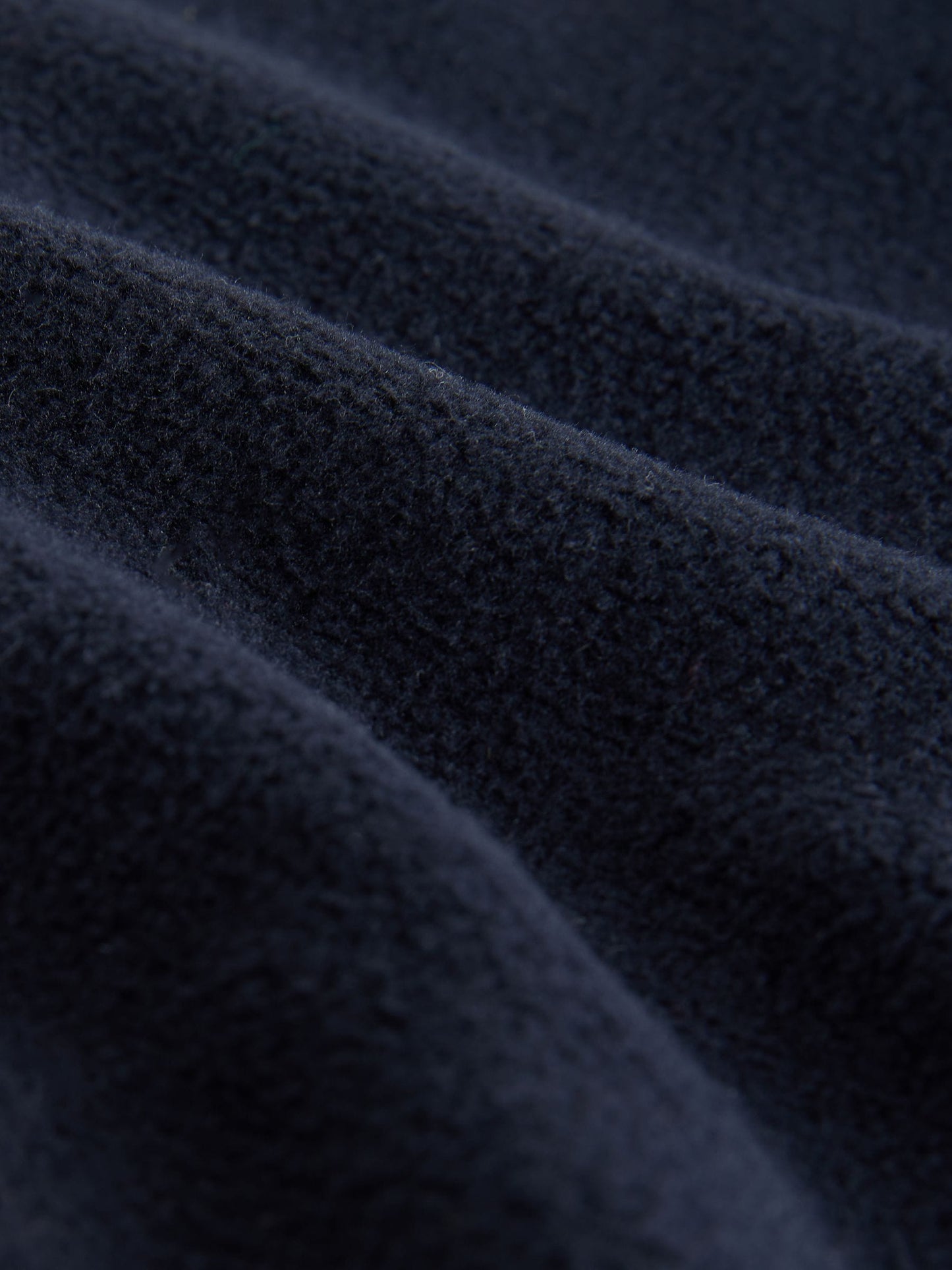 Navy Blue Zip-Up Fleece Jacket With Pockets (3-16yrs)