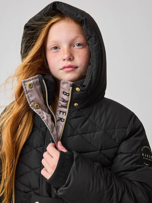 Baker by Ted Baker Shower Resistant Midweight Belted Padded Coat image 1