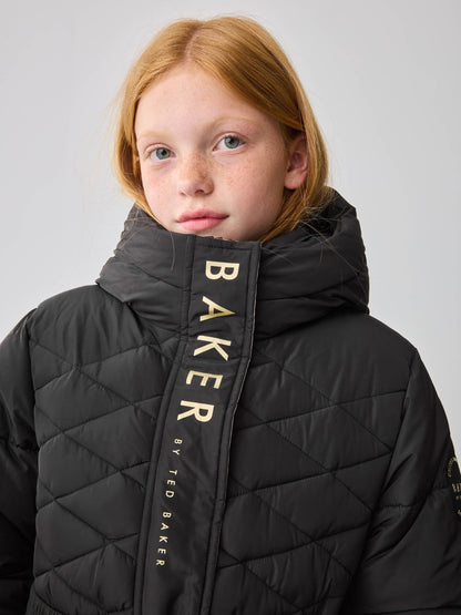 Baker by Ted Baker Shower Resistant Midweight Belted Padded Coat image 5