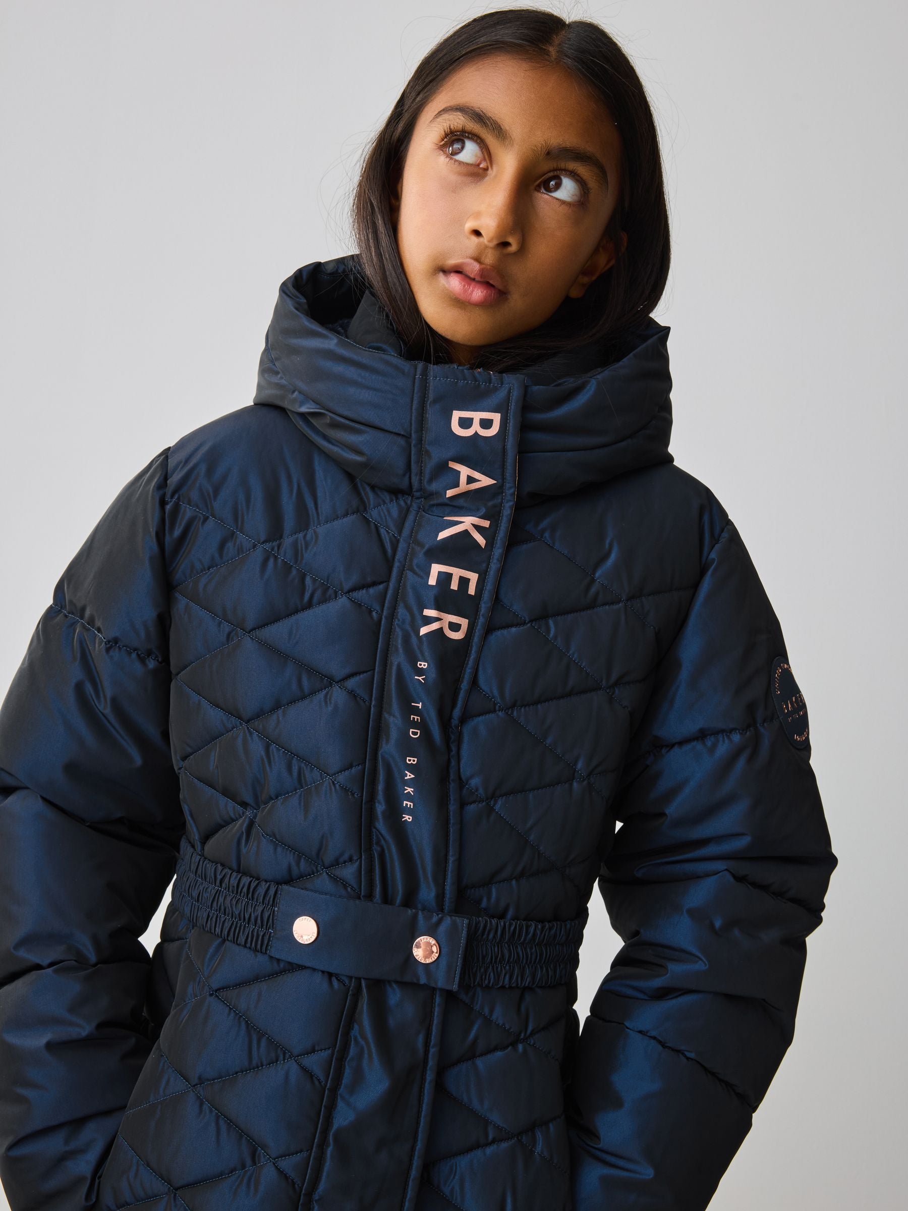 Baker by Ted Baker Shower Resistant Midweight Belted Padded Coat image 1