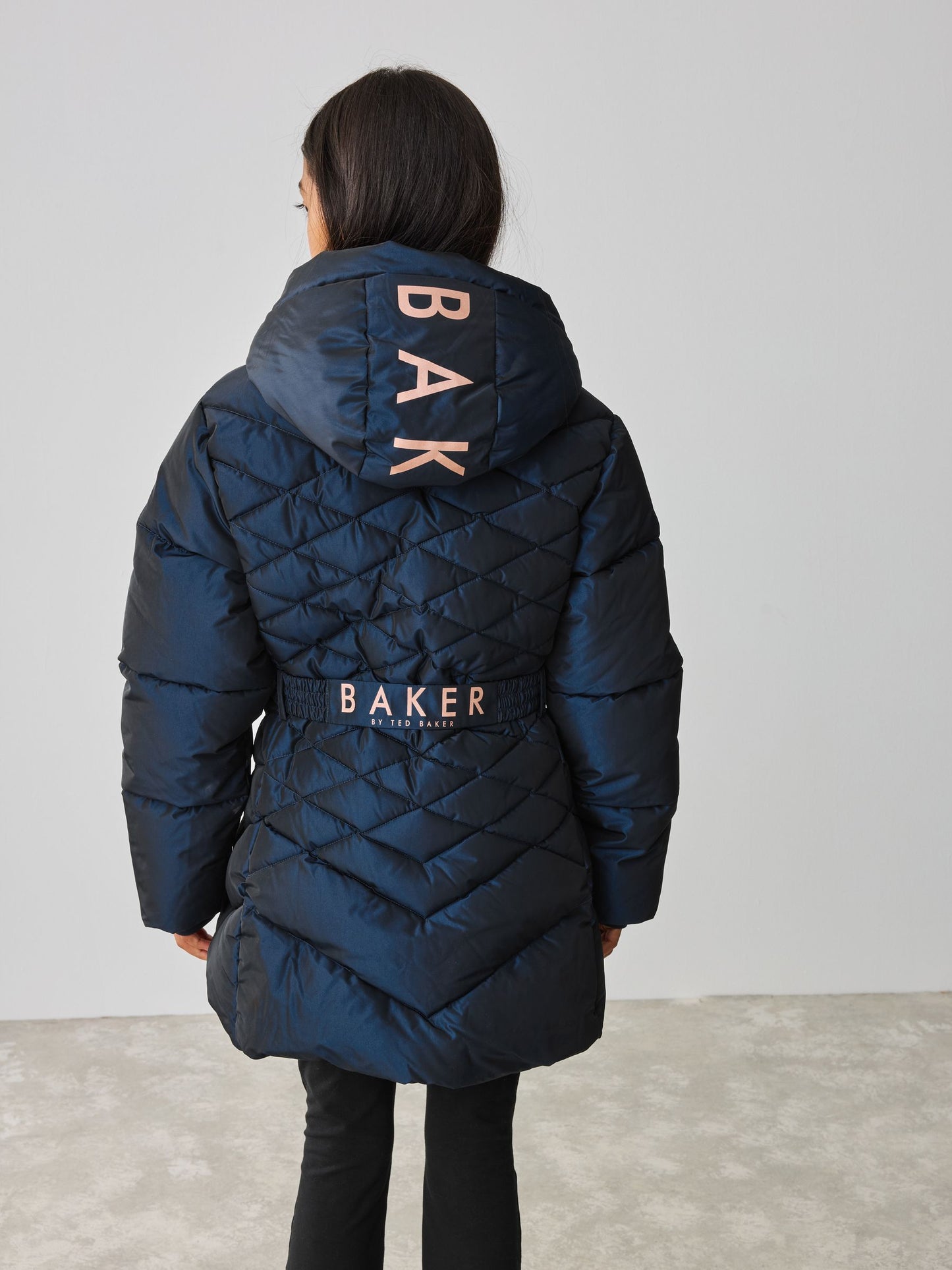 Baker by Ted Baker Shower Resistant Midweight Belted Padded Coat image 5