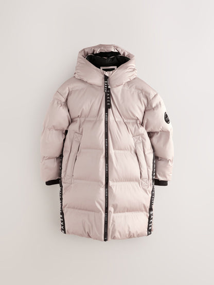 Baker by Ted Baker Girls Shower Resistant Longline Padded Coat image 1