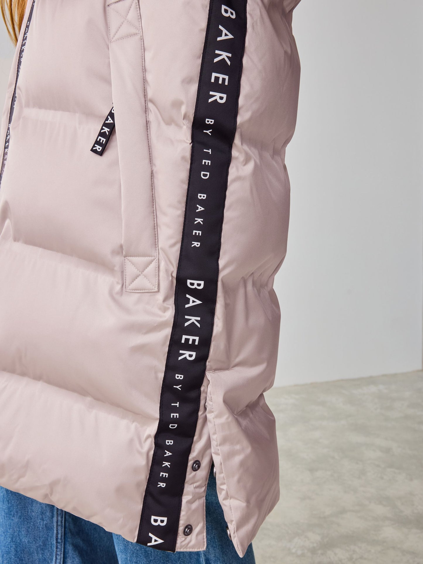 Baker by Ted Baker Girls Shower Resistant Longline Padded Coat image 10