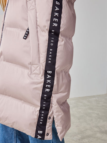 Baker by Ted Baker Girls Shower Resistant Longline Padded Coat image 10