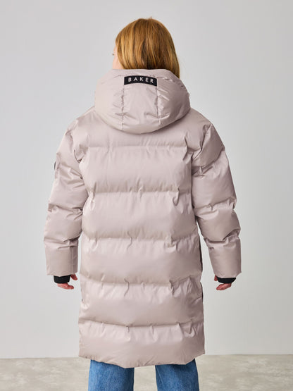 Baker by Ted Baker Girls Shower Resistant Longline Padded Coat image 4
