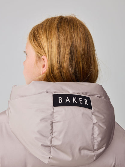 Baker by Ted Baker Girls Shower Resistant Longline Padded Coat image 8