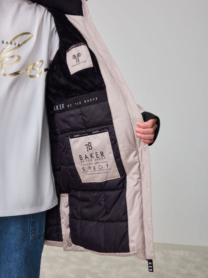 Baker by Ted Baker Girls Shower Resistant Longline Padded Coat image 9