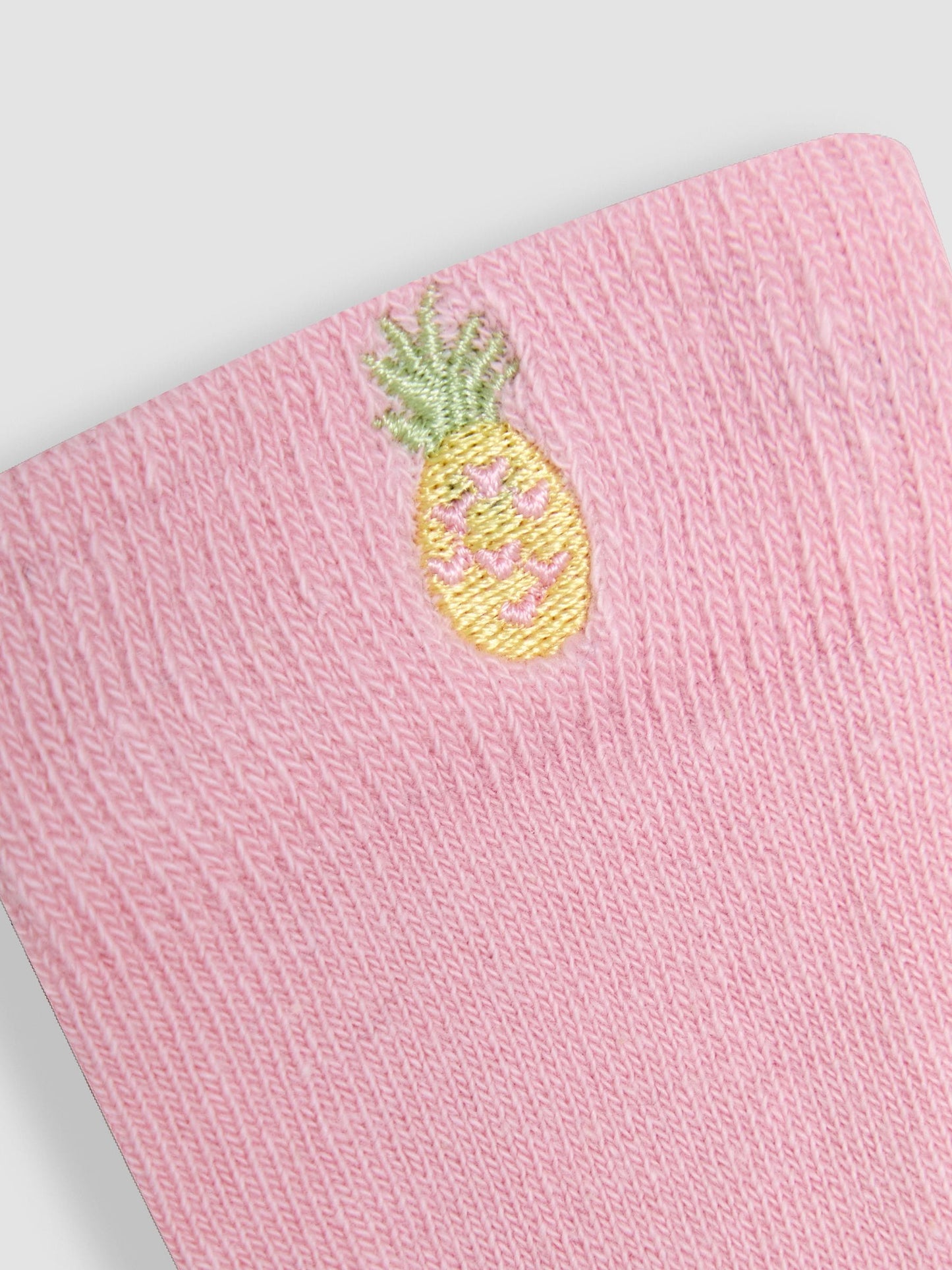 JoJo Maman Bébé Pink Printed Socks 3 Pack image 3