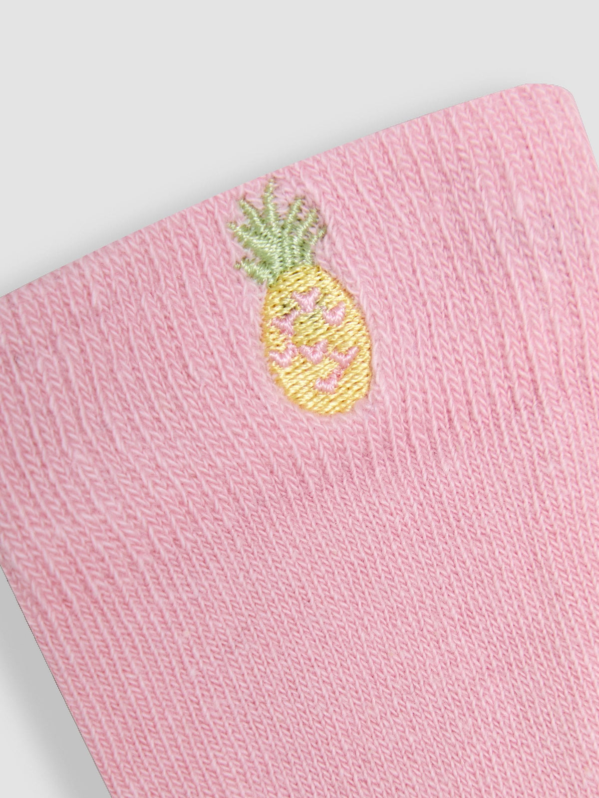 JoJo Maman Bébé Pink Printed Socks 3 Pack image 3