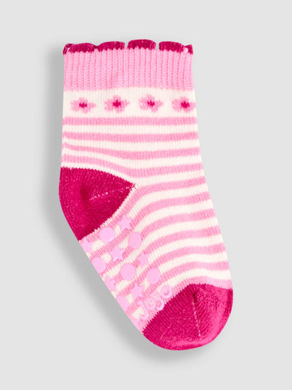 JoJo Maman Bébé Red 5-Pack Socks image 2