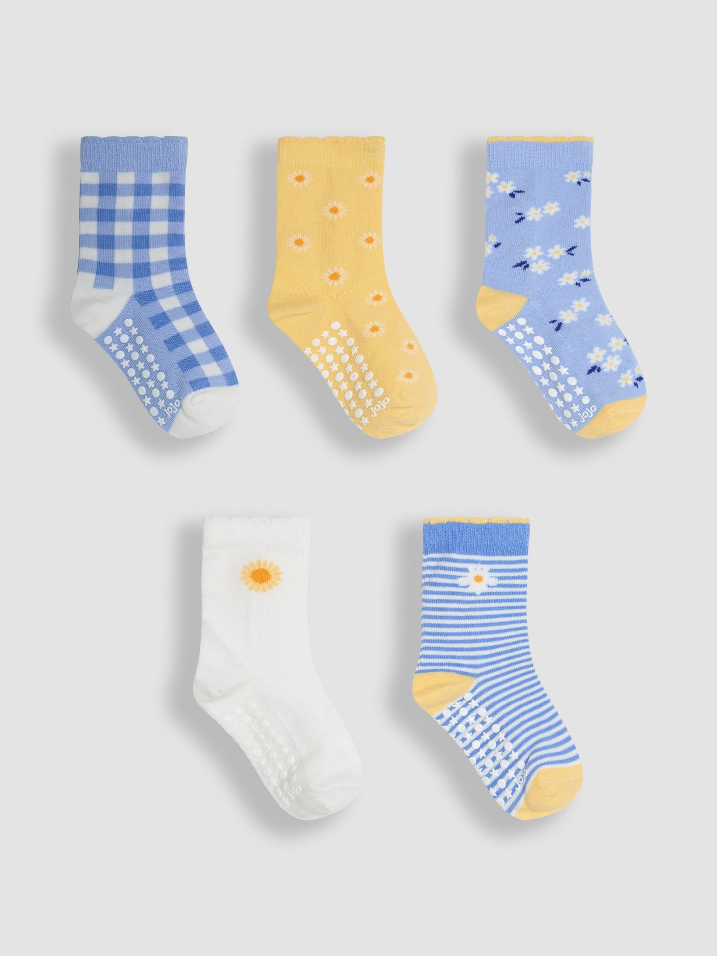 JoJo Maman Bébé Blue Socks 5 Pack image 1