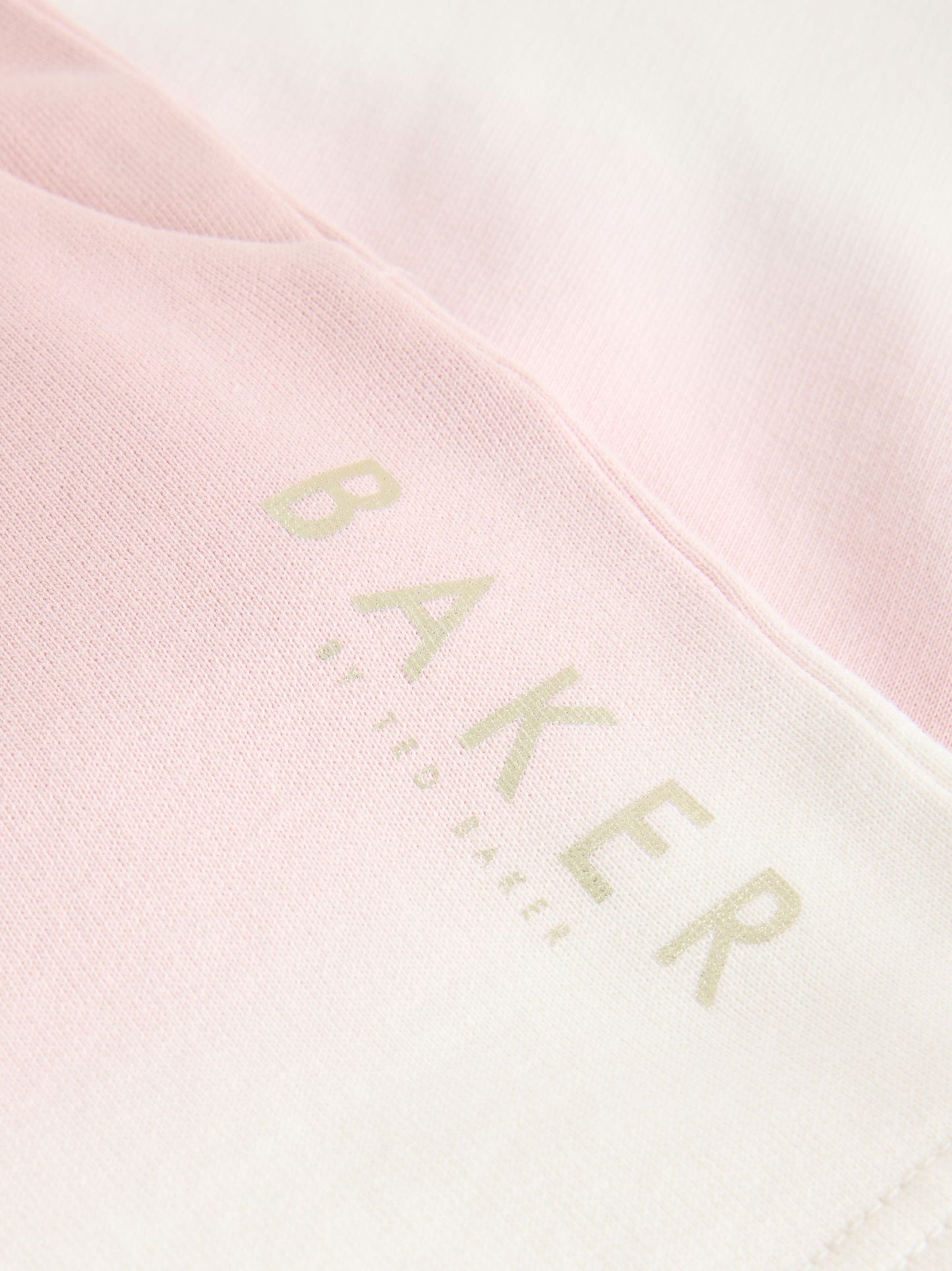 Baker by Ted Baker Pink/Lilac 2 Piece Ombre Sweatshirt  & Shorts Set image 9