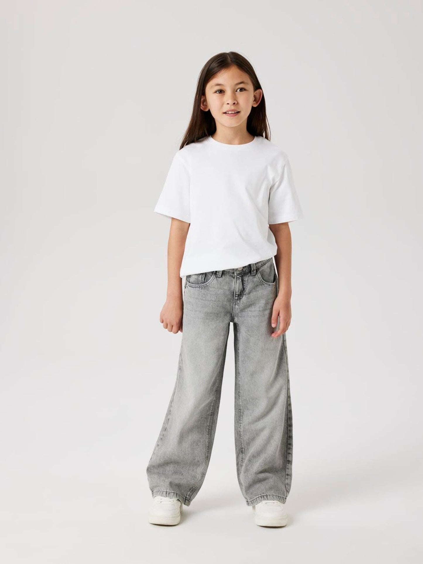 Dsiney Kidz - Name It Grey Wide Leg Jeans image 1