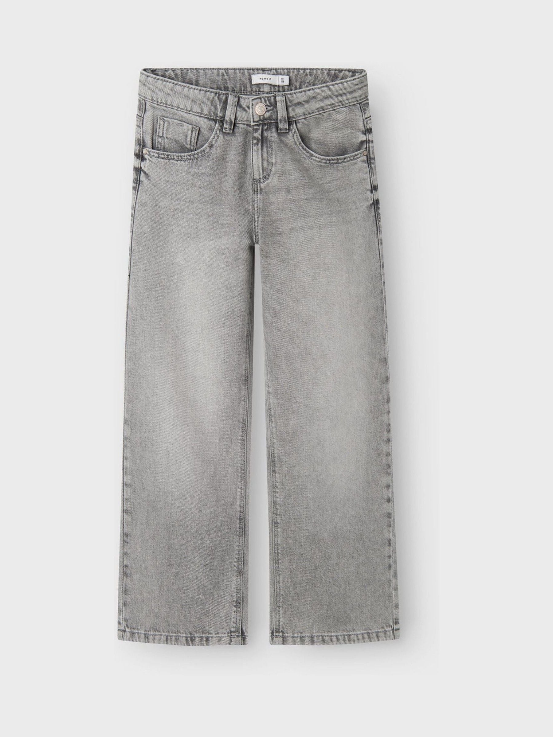 Dsiney Kidz - Name It Grey Wide Leg Jeans image 3