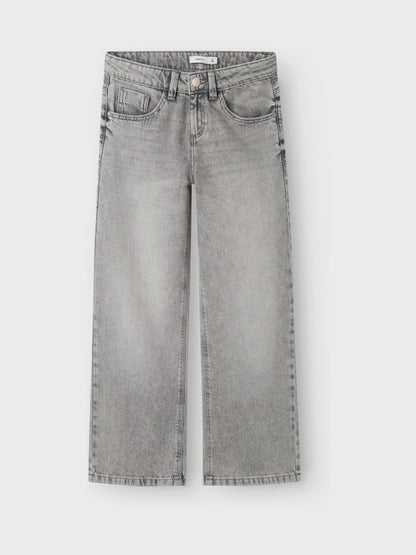 Dsiney Kidz - Name It Grey Wide Leg Jeans image 3