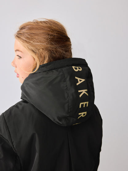 Baker by Ted Baker Shower Resistant Branded Hem Raincoat image 6