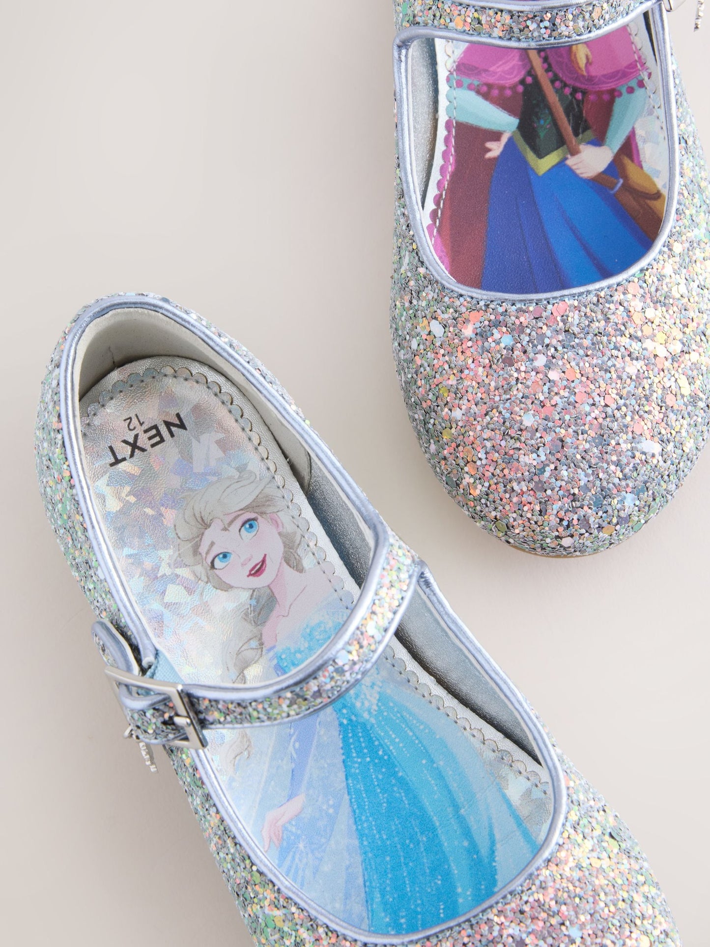 Dsiney Kidz - Blue Glitter Frozen Mary Jane Shoes image 5