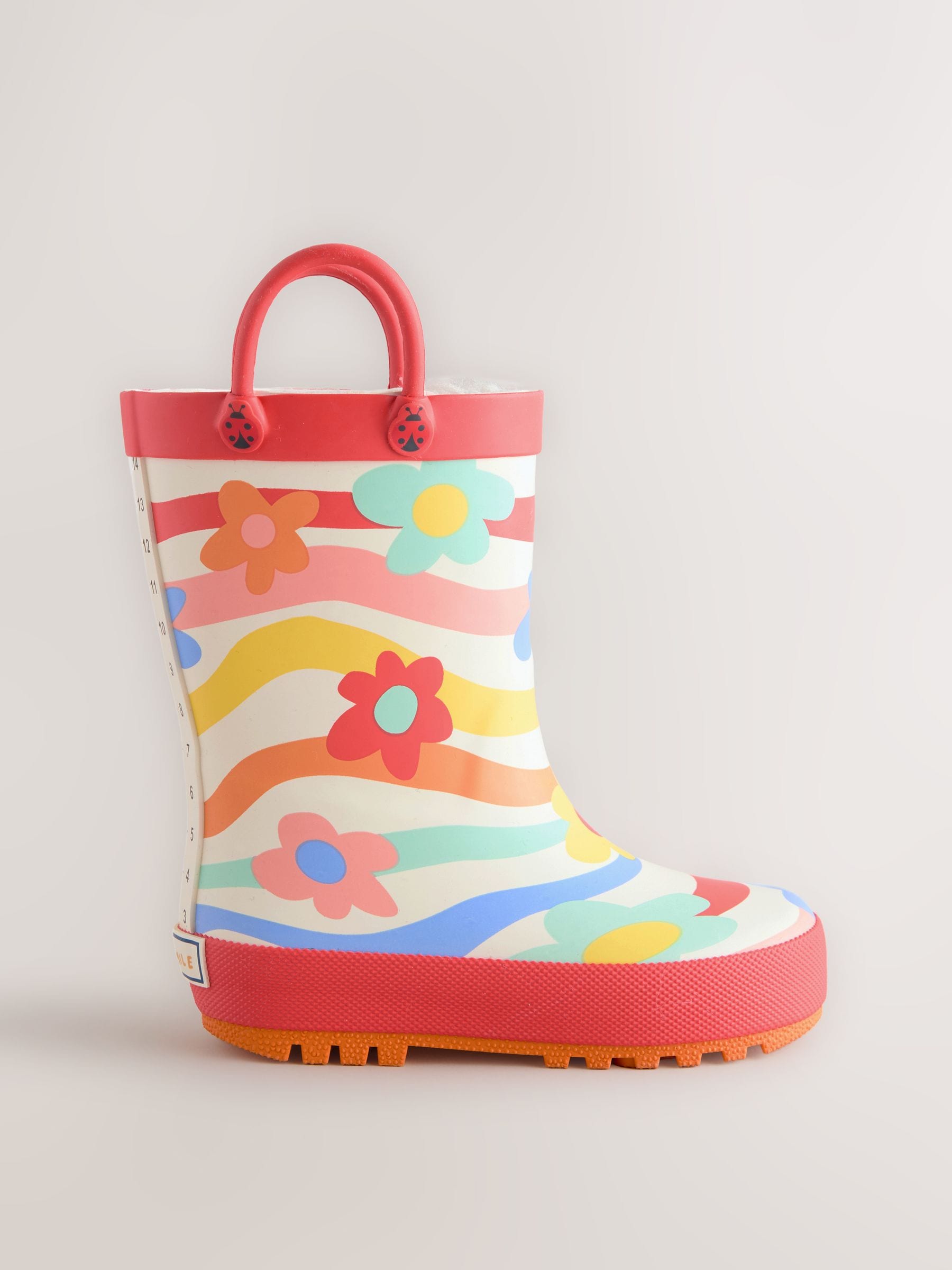 Multi Rainbow Handle Wellies image 5
