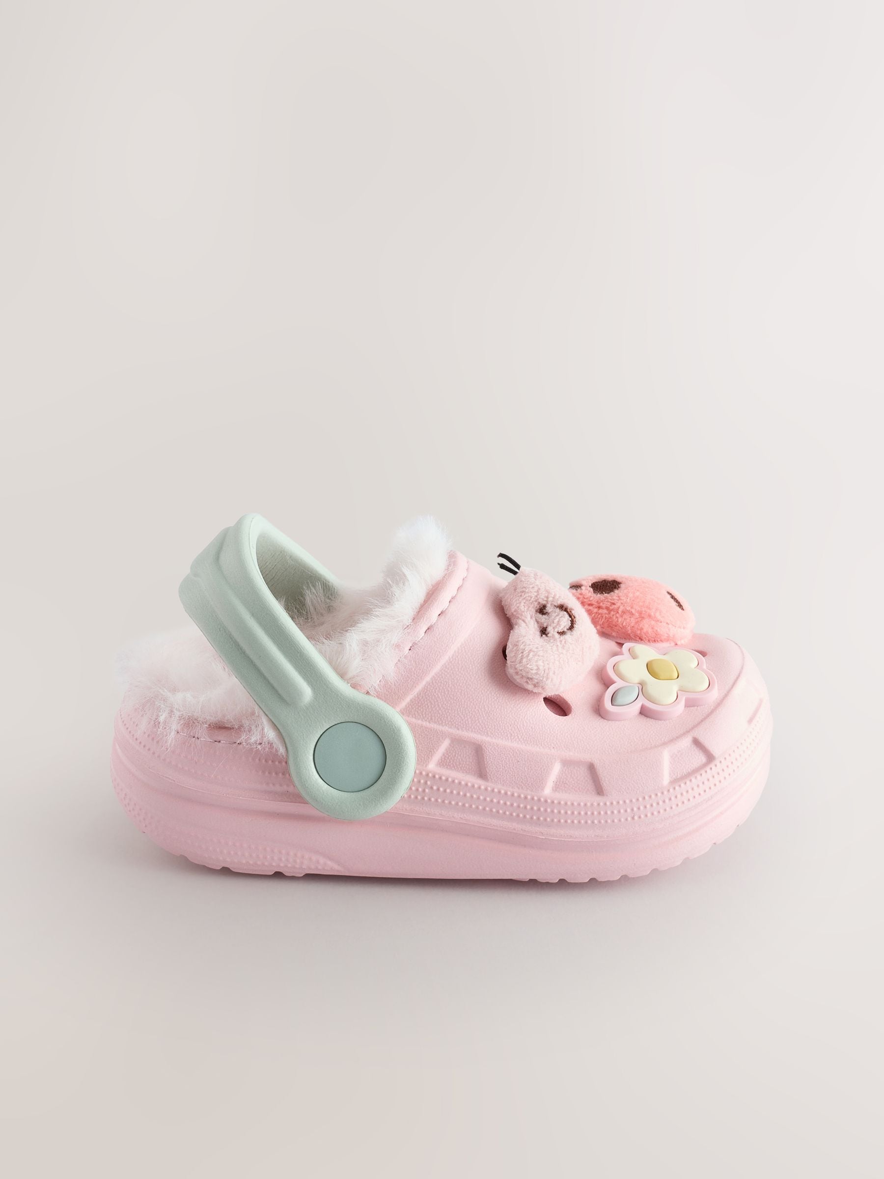 Multi Faux Fur Lined Clog Slippers image 4