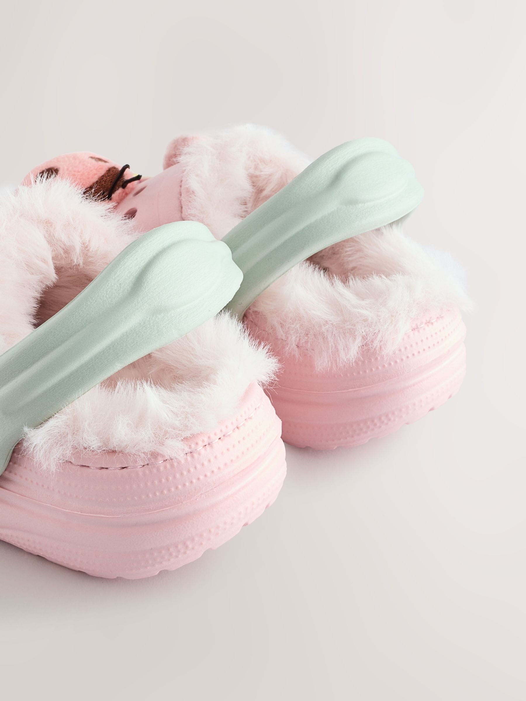 Multi Faux Fur Lined Clog Slippers image 5