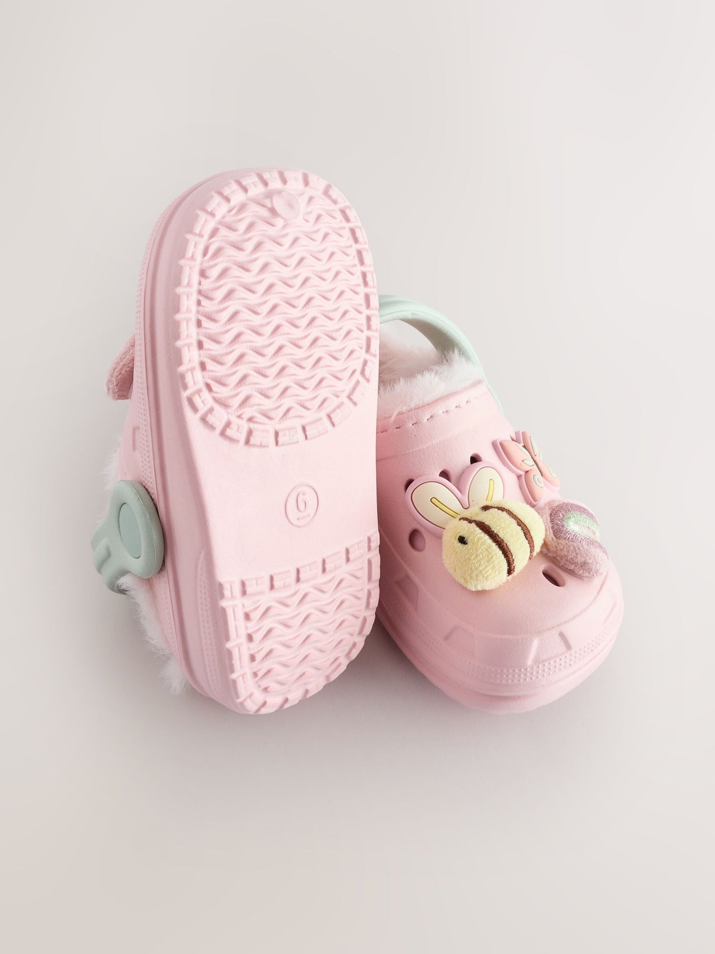 Multi Faux Fur Lined Clog Slippers image 5