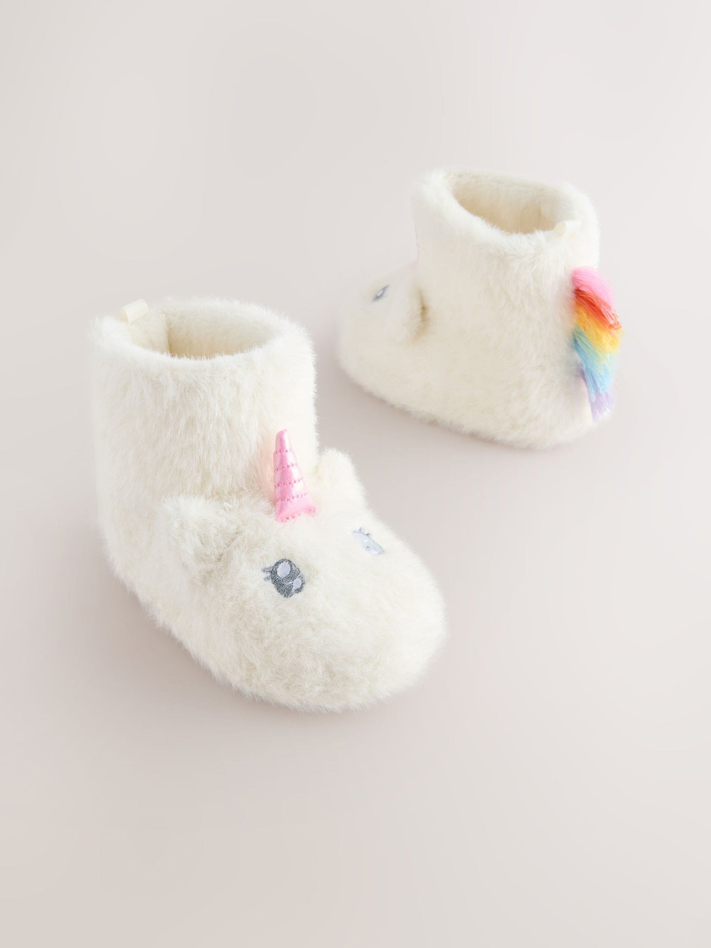 White Unicorn Slipper Boots image 2