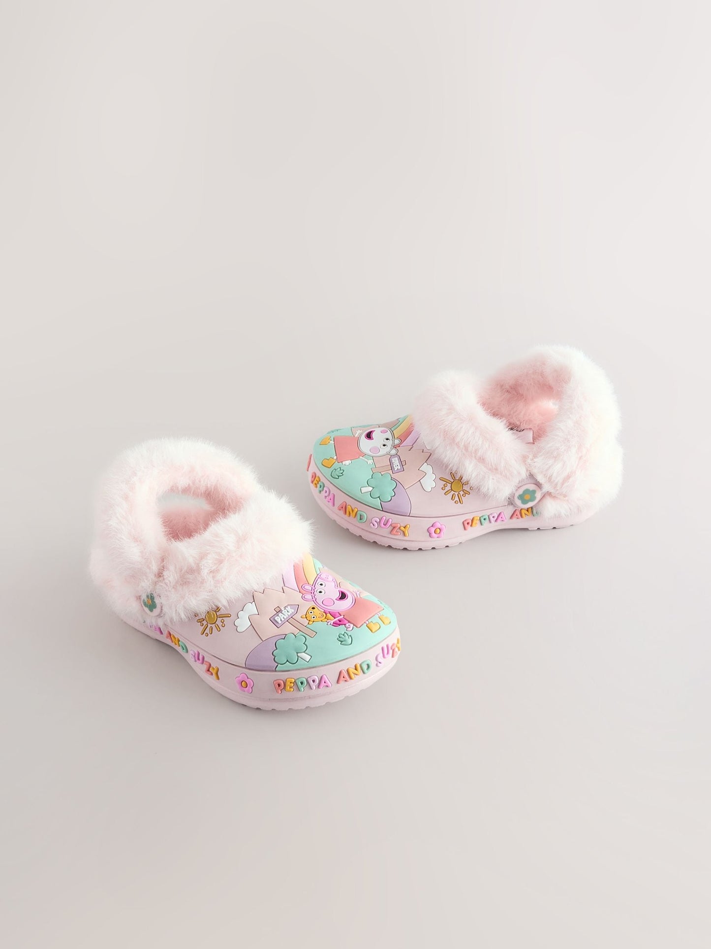 Pink Peppa Pig Cosy Lined Slipper Clogs image 5