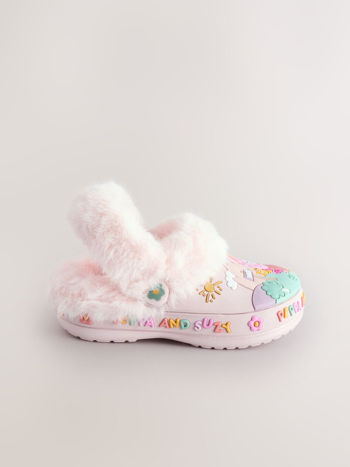 Pink Peppa Pig Cosy Lined Slipper Clogs image 6