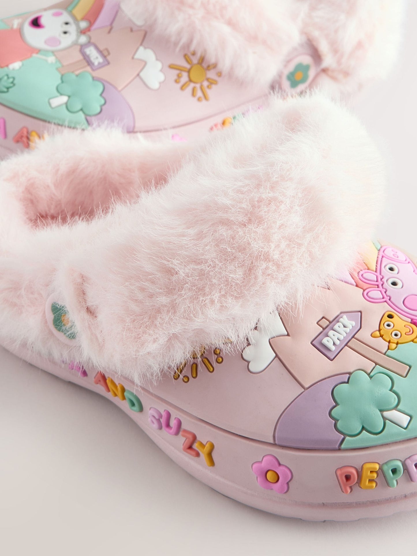 Pink Peppa Pig Cosy Lined Slipper Clogs image 8